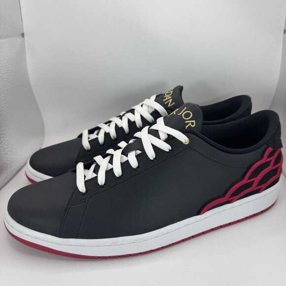 Nike Air Jordan 1 Centre Court Black Red DQ8577-001 US M 10.5 / W 12 - Picture 1 of 10